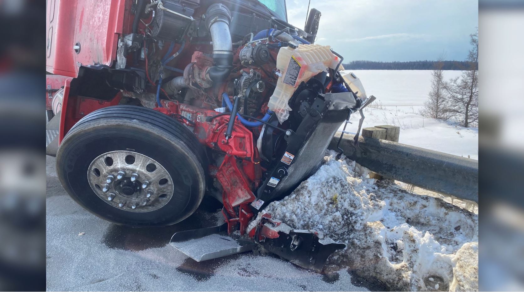 Collision majeure La route 117 est fermée pour une période